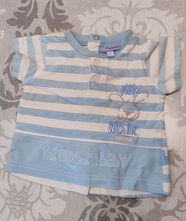 2 camisetas de bebé 3 meses