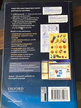 Diccionario español-ingles Oxford Essencial
