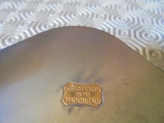 Elegante coppia di vassoi Giorinox vintage