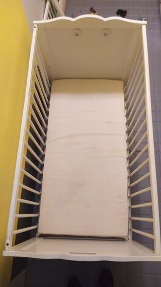CUNA IKEA HENSVIK + COLCHÓN 