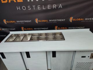 MESA REFRIEGRADA PREPARACION DE INGREDIENTES INOX
