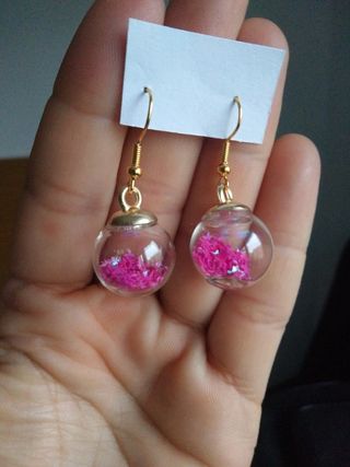 Pendientes de estrellas doradas Navidad