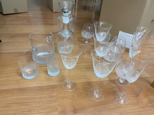 Cristaleria completa