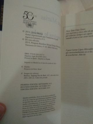 Así empieza lo malo, JAVIER MARÍAS