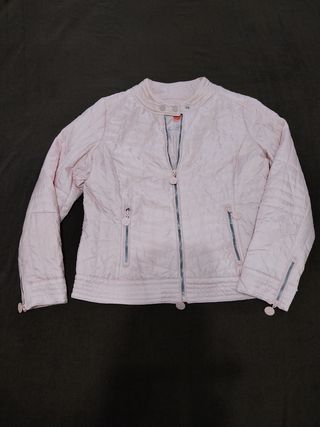 Chaqueta estilo plumas rosa t. 38/40/42