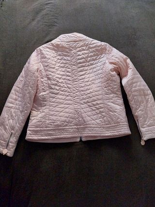 Chaqueta estilo plumas rosa t. 38/40/42