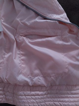Chaqueta estilo plumas rosa t. 38/40/42
