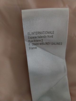 Chaqueta estilo plumas rosa t. 38/40/42