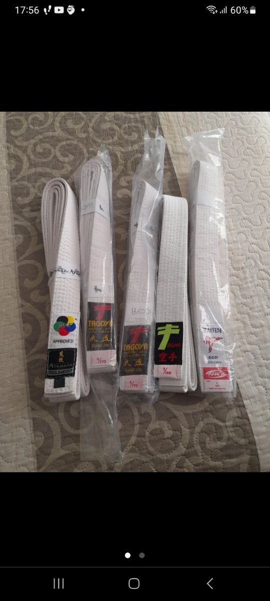 Cintos de karatê brancos 💥 2e cada