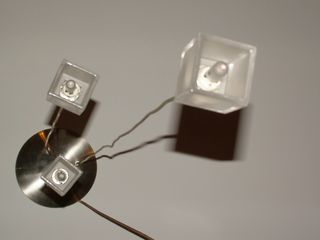 Lampadario sospensione tre luci in vetro