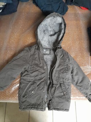 Giubbotto con pelliccia bimbo 3 anni