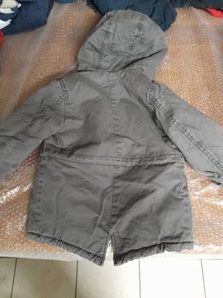 Giubbotto con pelliccia bimbo 3 anni