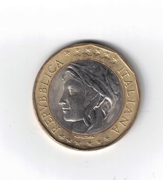 Moneta, Italia, 1000 Lire, Repubblica Italiana, 98