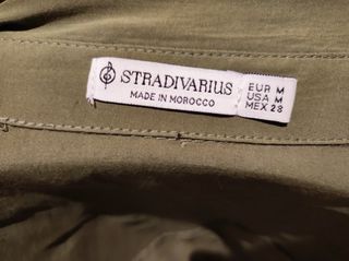 Camisa caqui de Stradivarius