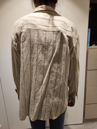 Camisa de rayas de Stradivarius