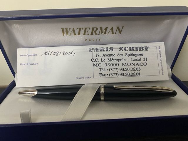 PENNA A SFERA WATERMAN PARIS CARÈNE ORIGINALE