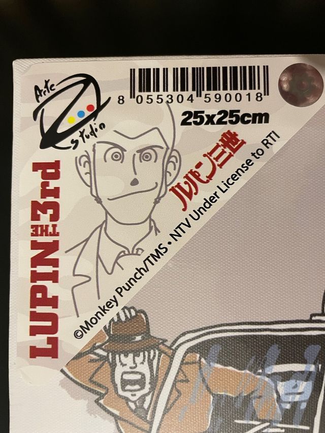 Lupin quadro cm. 25x25