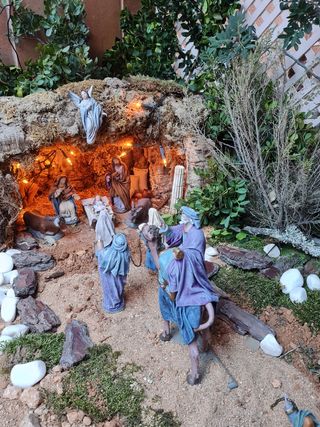 Culle complete in argilla e stoffa