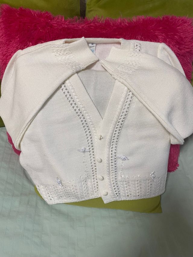 chaqueta comunion blanca