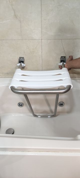 Silla plegable ducha y bañera minusválidos