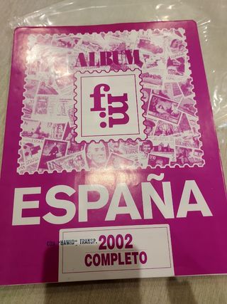 Hojas de album de sellos España.