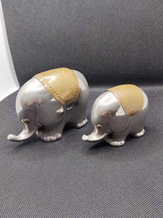Elefanti Vintage in Metallo