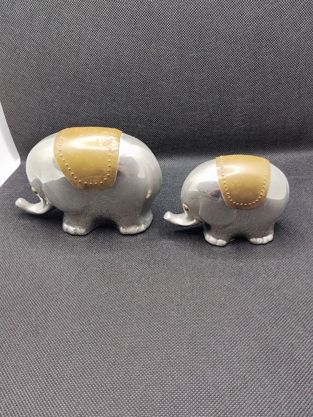 Elefanti Vintage in Metallo