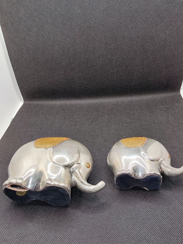 Elefanti Vintage in Metallo