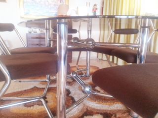 Sillas y mesa comedor, Med Century.