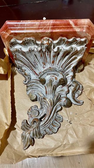 MESA RECIBIDOR CON PEANAS