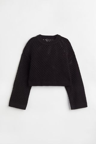 Jersey calado crop