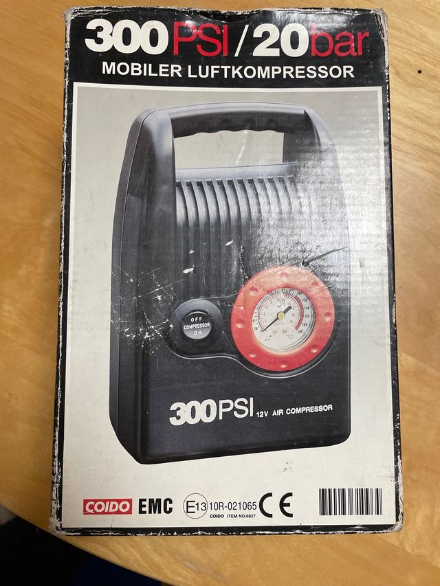 Compresor de aire portatil 12v