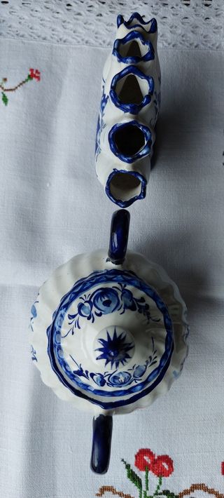 2 piezas vintage de cerámica