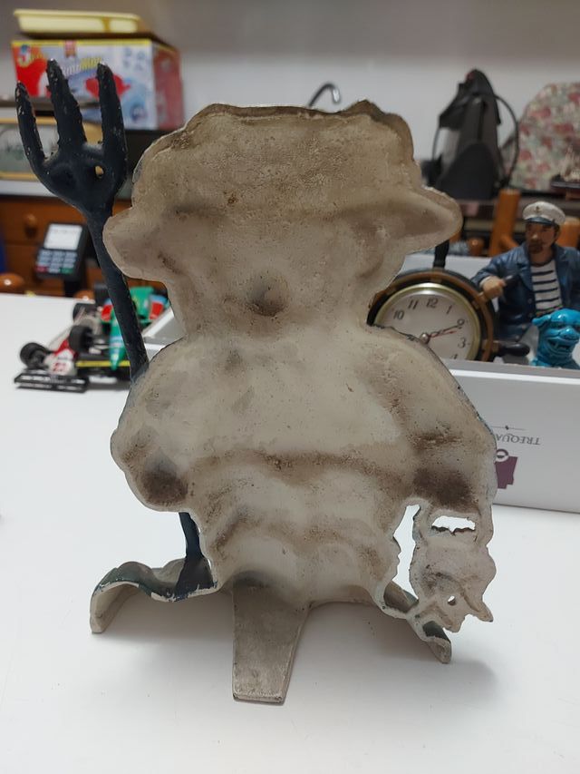 Fermaporta in ghisa figura orsetto