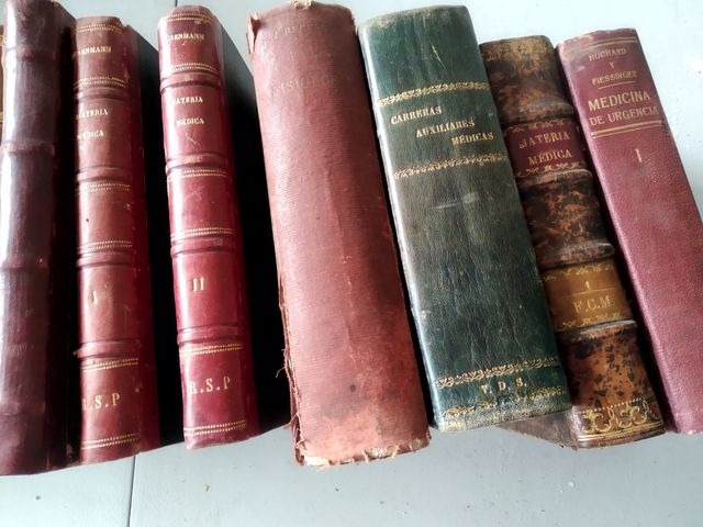 Pack libros de medicina antiguos