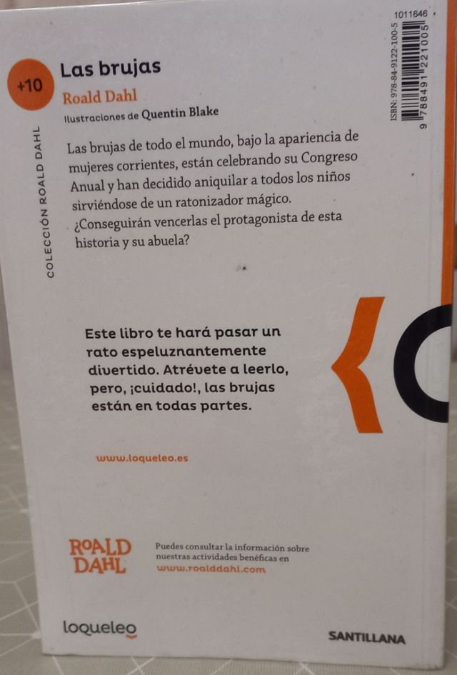 LIBRO LAS BRUJAS DE ROALD DAHL