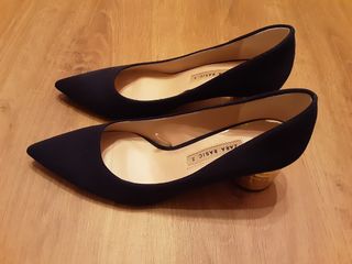 Zapatos Azul Marino Zara