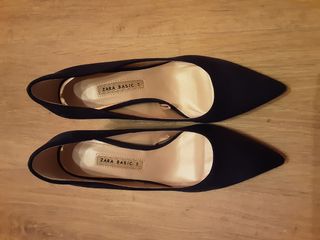 Zapatos Azul Marino Zara