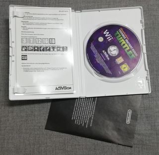 Juego Wii Teenage Mutant Ninja Turtles (Aleman)