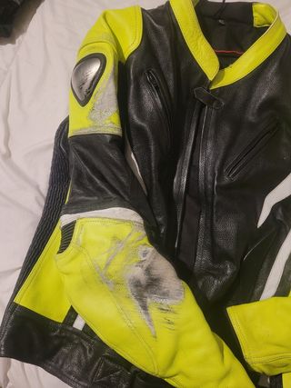 Mono de Cuero moto 2 piezas