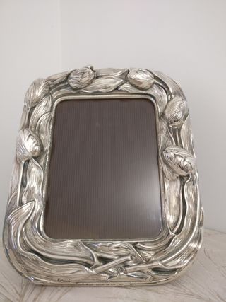 PORTAFOTO LACADO EN PLATA