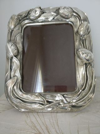 PORTAFOTO LACADO EN PLATA