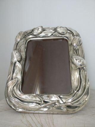 PORTAFOTO LACADO EN PLATA