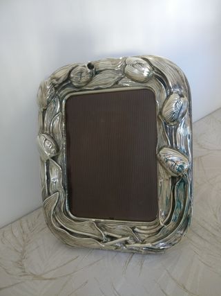 PORTAFOTO LACADO EN PLATA