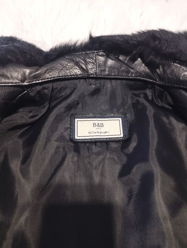 Abrigo de cuero B&B