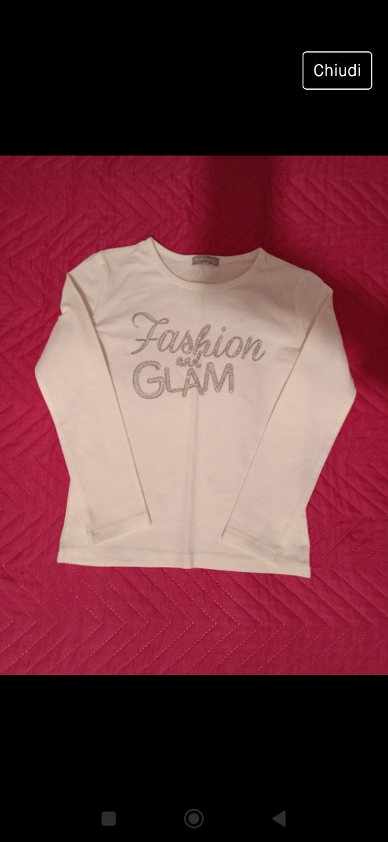 Maglietta bambina 5 anni