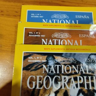 Revistas National Geographic. Año 1997.