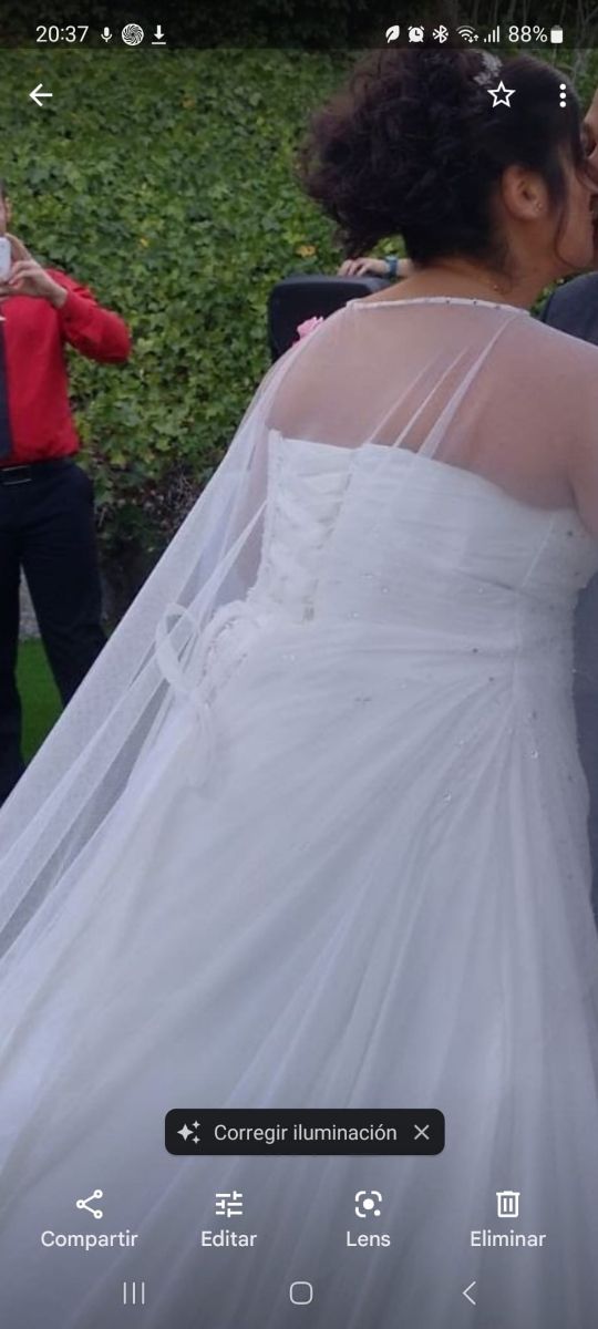 vestido novia , blanco