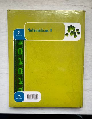 Libro Matemáticas 2ºbach