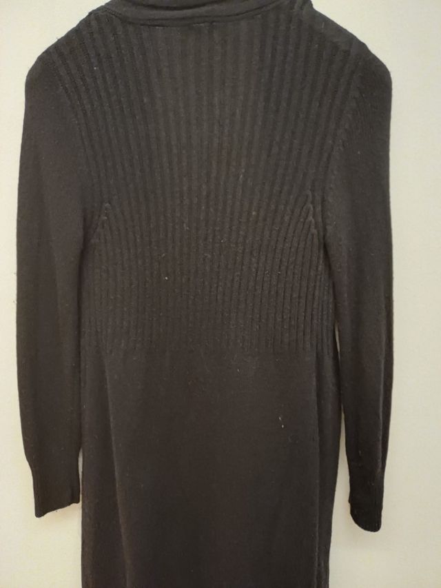 Cardigan lungo nero taglia L